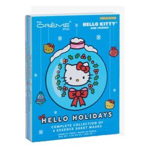 The Creme Shop Hello Kitty And Friends Hello Holidays Essence Sheet Mask Set NEW